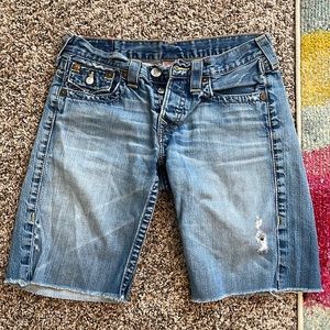 True Religion Jean Shorts